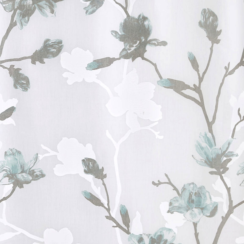 Rideau de douche à motif floral Burnout