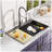 Versatile Double Bowl Kitchen Sink With Advanced Features For Optimal Functionality