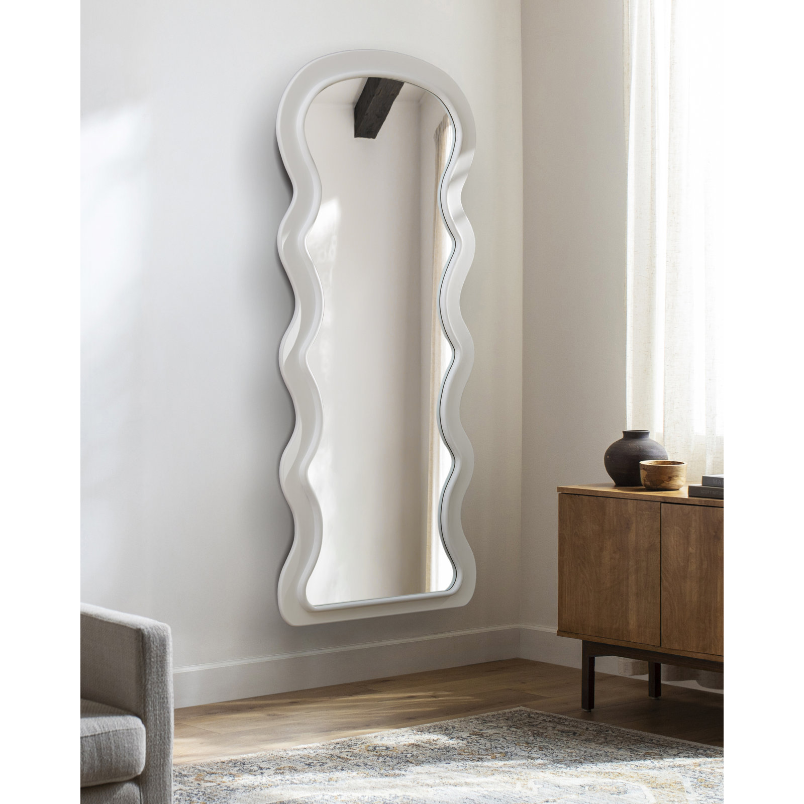 Landover 31" Full-Length Mirror, White