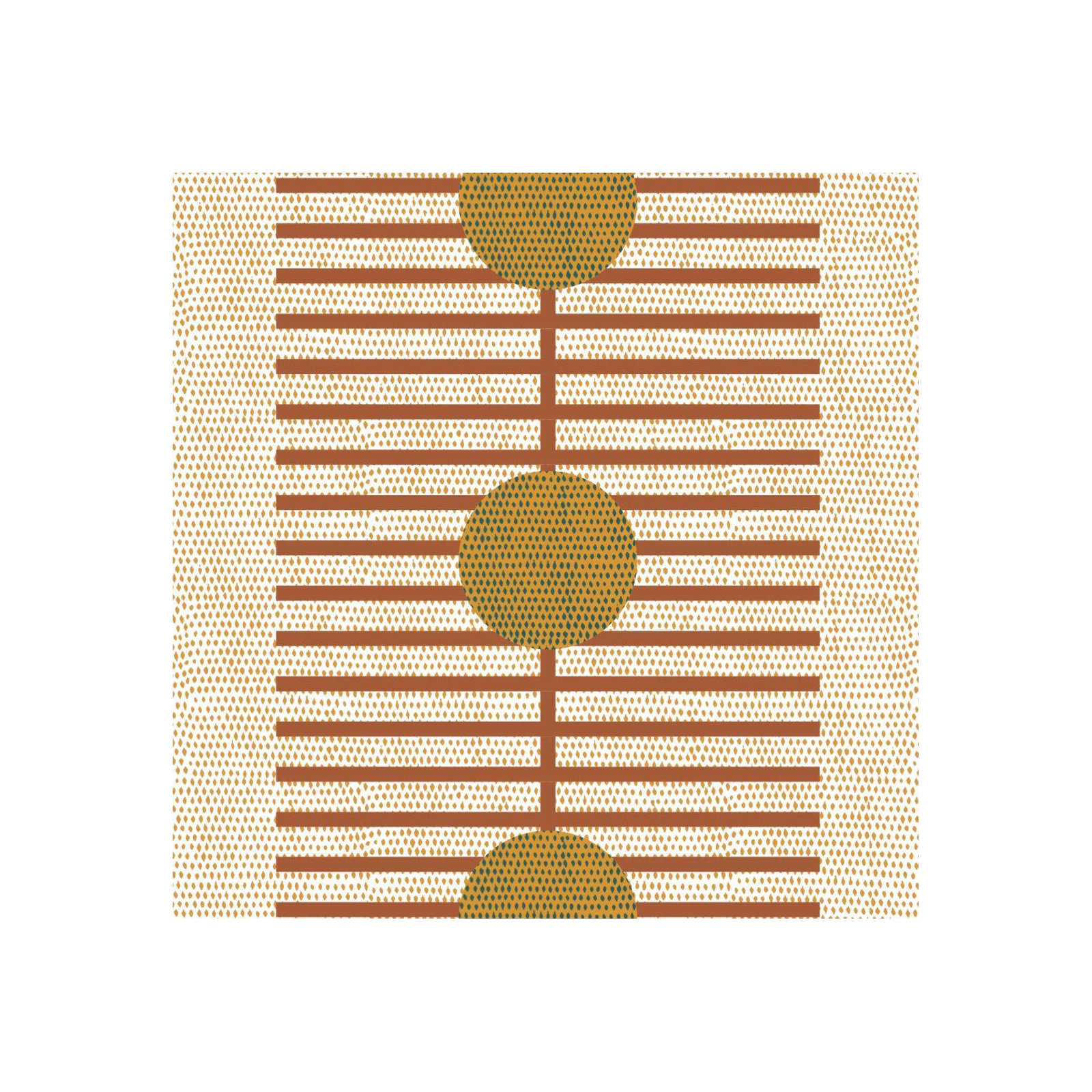 Nomalanga Peel & Stick Wallpaper Roll, Terracotta, Self-adhesive