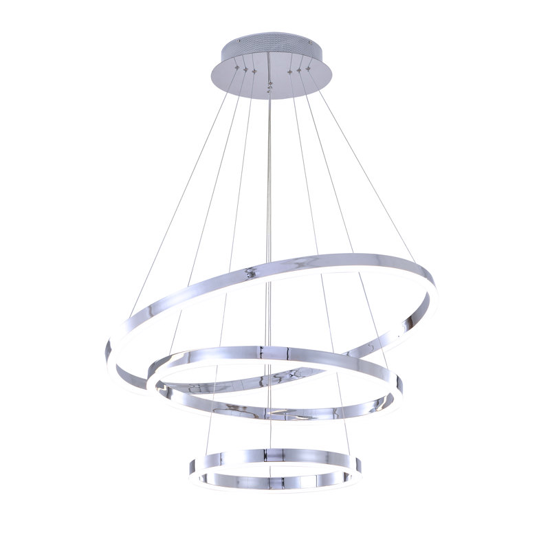 Lustre halo à 3 lumières DEL Bensinger Modern