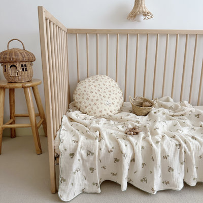 Cute Pattern 2-Layer Muslin Cotton Quilt/Blanket