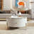 Round Coffee Table With Drawers
