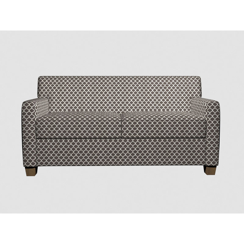 Tissu de lin géométrique, Noir 2