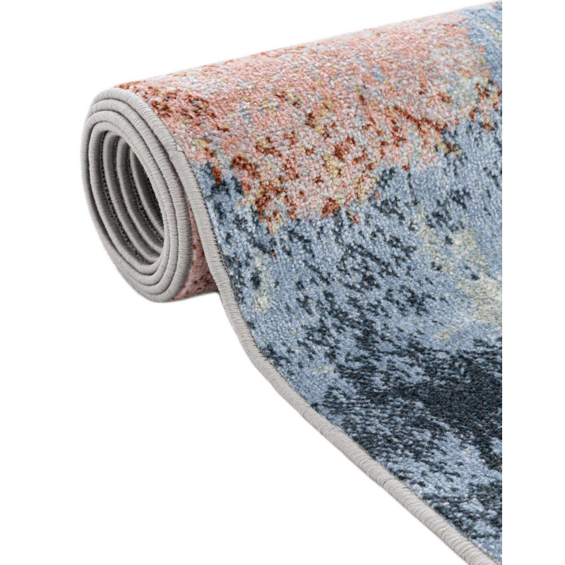 Hankinson Abstract Indoor Rug, Rectangle 7'10" x 10'