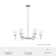 Jaylanie 6 - Light Dimmable Modern Linear Chandelier