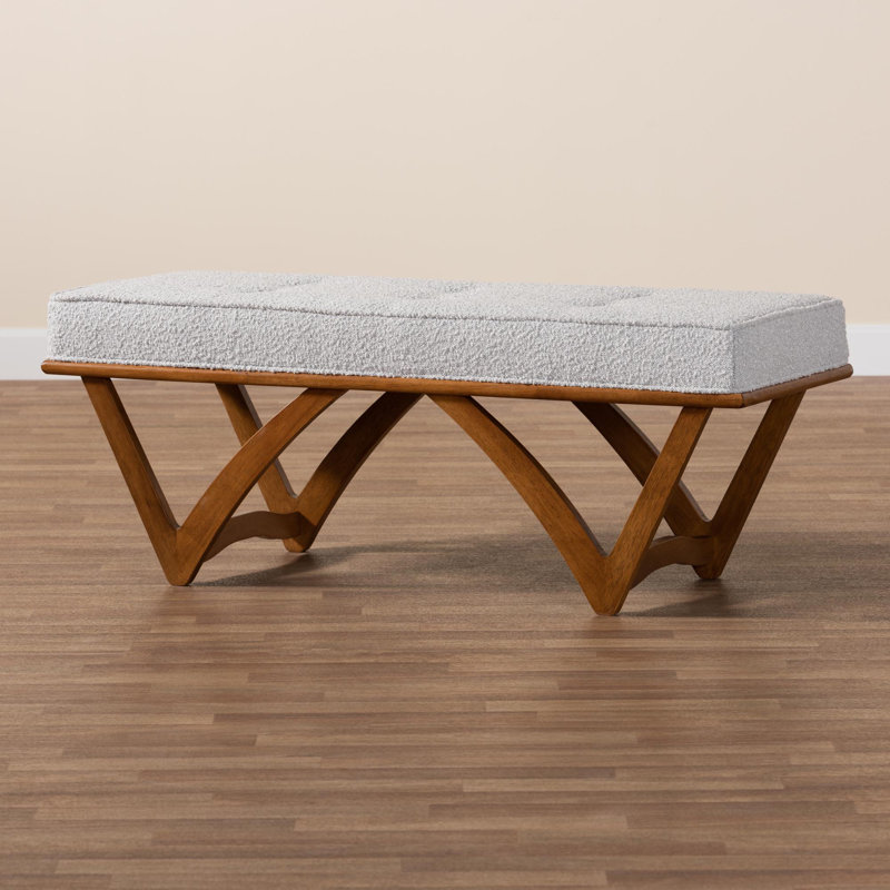 Ashville Rajdut Bench, Light Gray