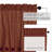 Navy Star Checkered Cotton 72'' W Window Valance-1483153884
