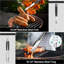 Ensemble d'outils de barbecue robustes en acier inoxydable