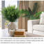 Plantes artificielles, fleurs, herbes, arbustes, paquet de 8
