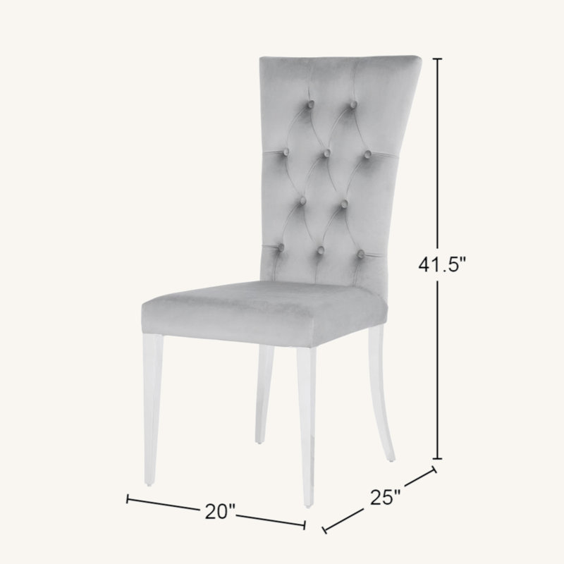 Chaises de salle à manger, Gris