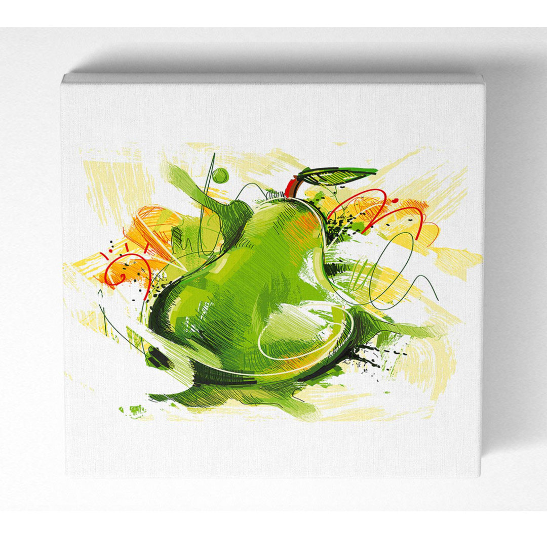 Pear Time - Kunstdrucke auf Leinwand - Wrapped Canvas