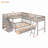 Twin over Full L-Shaped Bunk Bed With 3 Drawers, Ladder and Staircase-1452710688