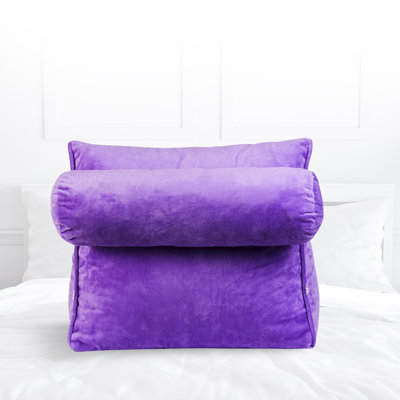  Wedge Indoor/Outdoor Bolster Pillow Cover and Insert