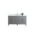 Chambery 60" Single Sink Bathroom Vanity with Engineered Marble Top-94811335-94811336