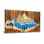 Landscape & Nature Mountain Range Forest Lake Scene Artwork-235906346