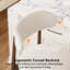 Ensemble de tabourets de bar beige moderne de style Mid-Century-435393913-435393914