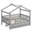 Lit maison avec lit gigogne-406374380