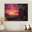 Vineyard at California Sunset III - Art mural en bois sur bois de pin naturel-1597081401