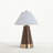 Milo Table Lamp Large - Brown Leather