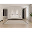 Meuble-lavabo mural 60 po avec lavabo, lavabo en résine épaisse à double rebord, ensemble KD-1440357563-1440357565