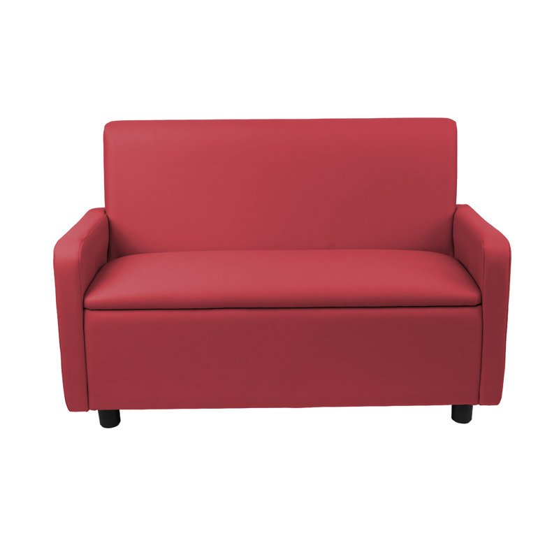 Kid Comfort Collective Modular Club Sofa - Red, Red