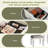 Mirrored Vanities Desk With Drawers, Bedroom Makeup Vanity Table Set With Mirror And Stool, Flip Up Dressing Table For Bedroom/Makeup Room, Working Desk Furniture Combo-1451351614
