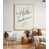 Cadre simple brun clair sans passe-partout