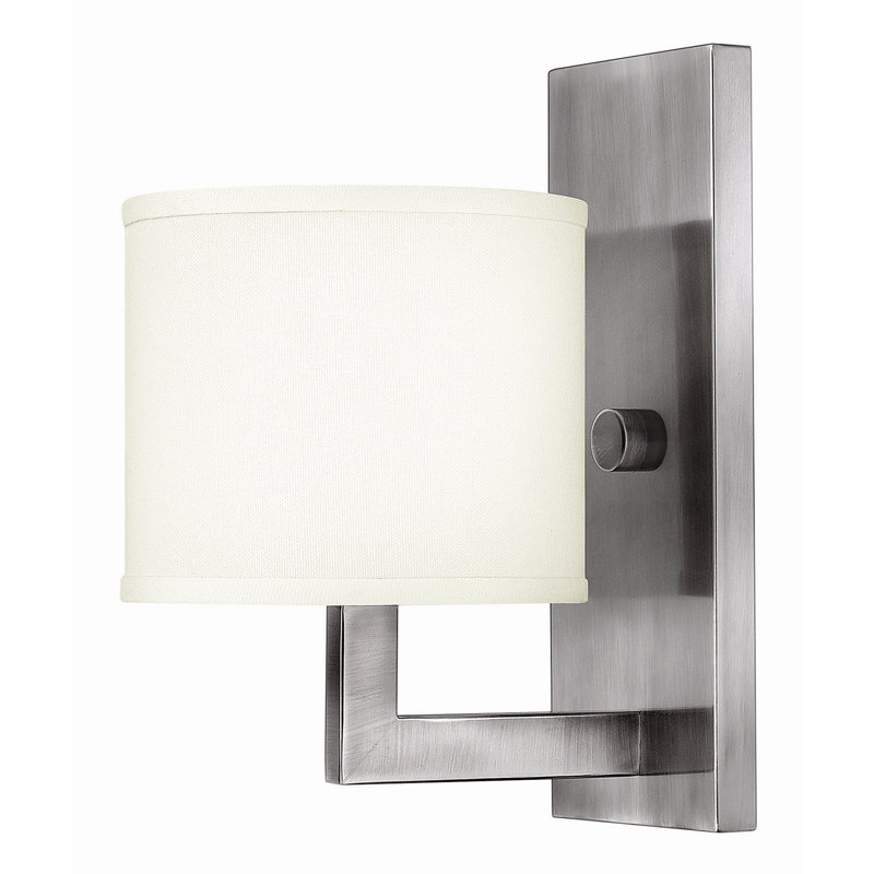 Hampton 1 - Light Armed Sconce, Antique Nickel