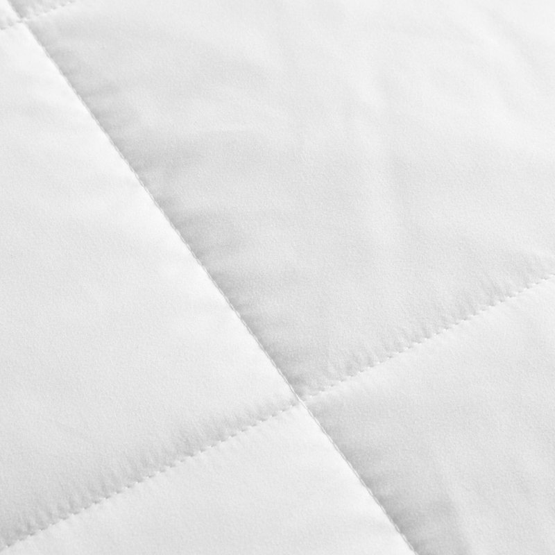 Twin White Knitted Reversible Cooling Blanket