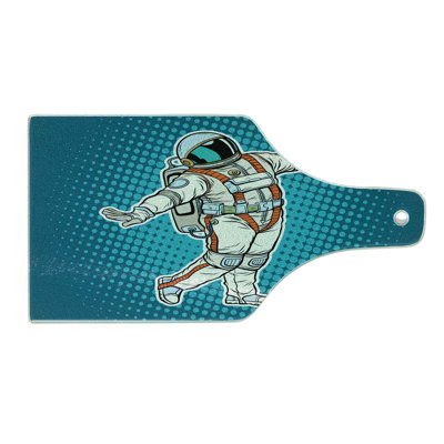 East Urban Home Glass Astronaut Cutting Board