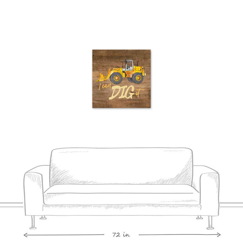 Art sur toile i peut creuser Mame, H 24 po x l 24 po x P 1,25 po