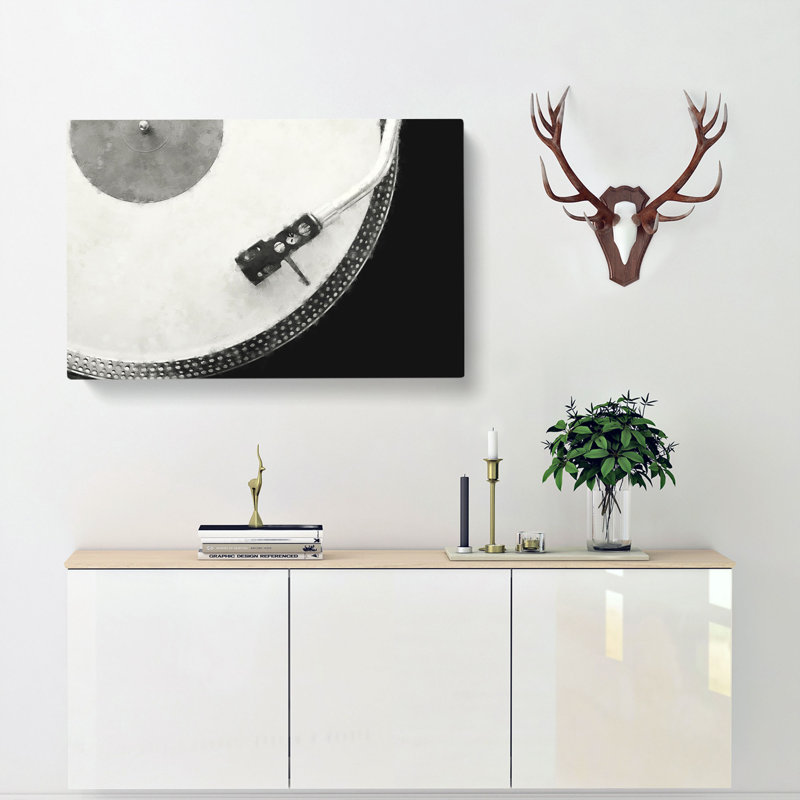 Needle Of The Turntable - Wrapped Canvas, 60cm H x 91cm W x 3cm D