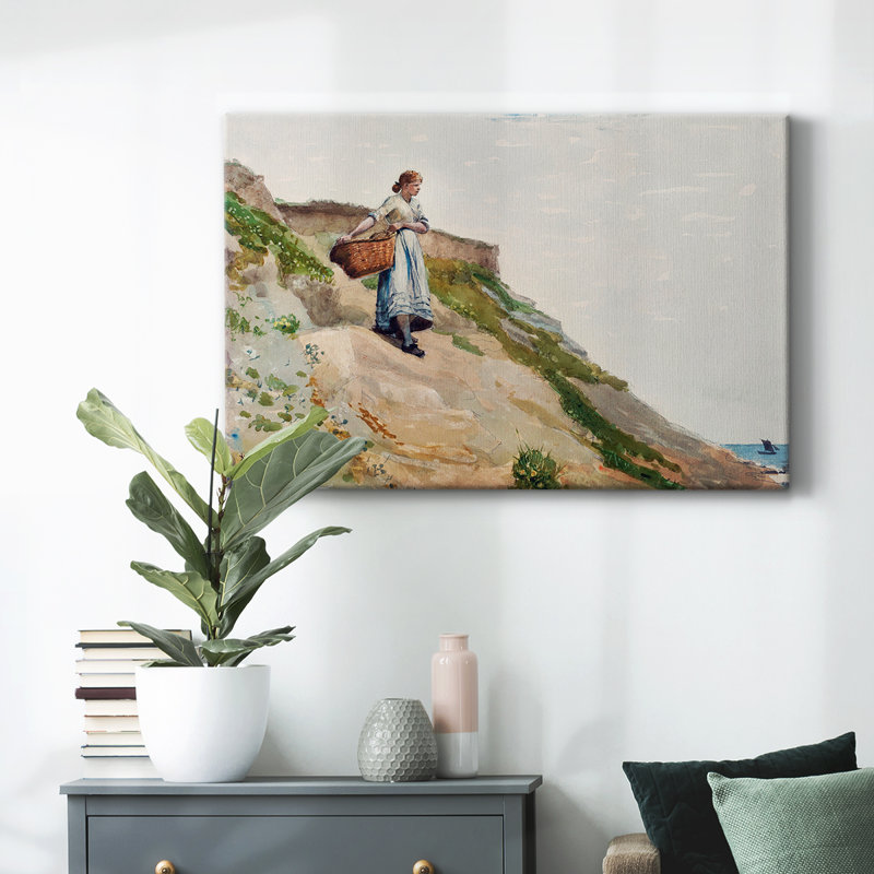 Paysage rétro - Lxxv, H 9 po x l 13 po x P 1,5 po, Toile tendue