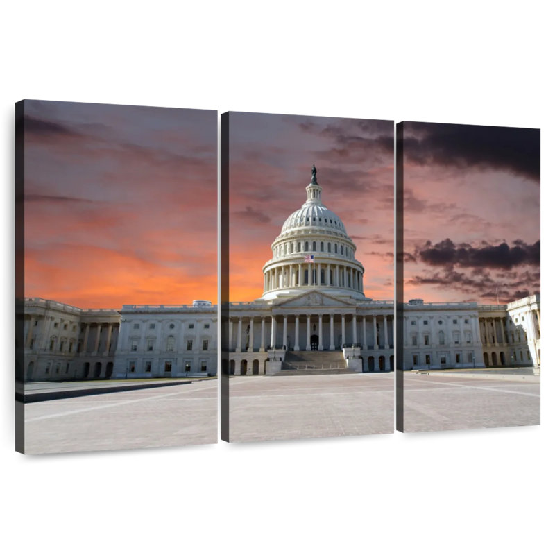 Lilie The Capitol Building, 24" H x 38" W