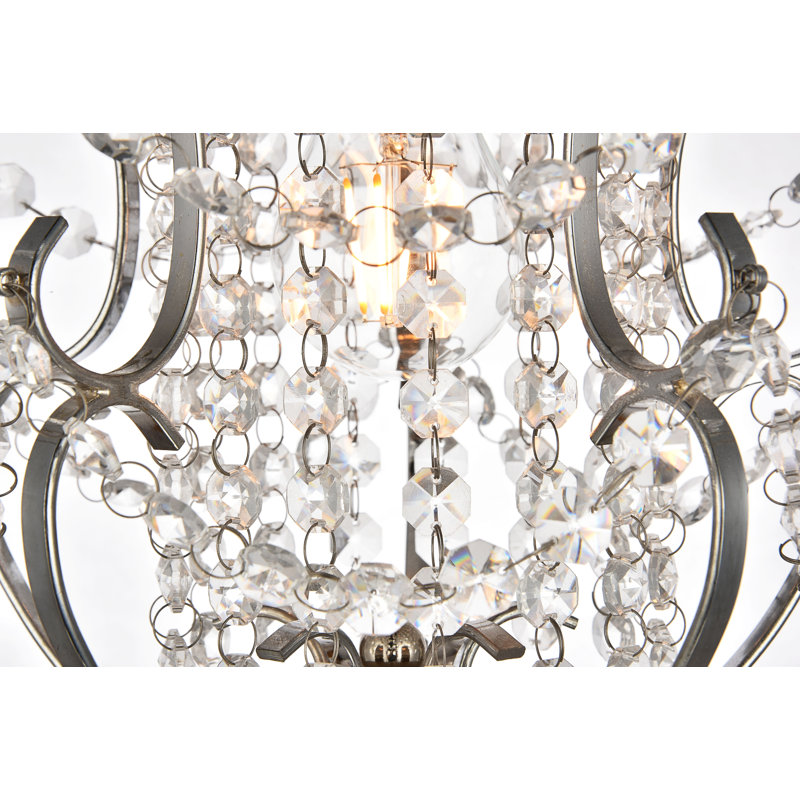 1 - Light Unique/Statement Pendant, Chrome
