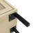 Rattan 3 Door Shoe Rack, Freestanding Modern Shoe Storage Cabinet, for Entryway-1343382136