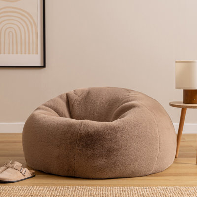 Kingston Faux Rabbit Fur Classic Bean Bag