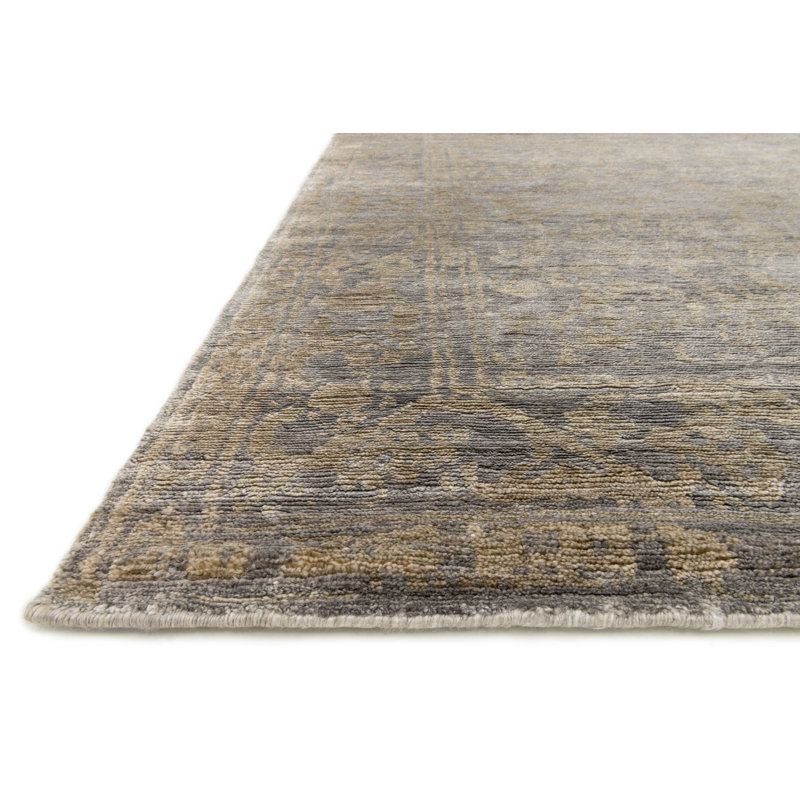Hand Knotted Oriental Indoor Rug, Rectangle 7'9" x 9'9"