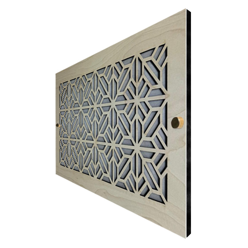 Registres muraux et de plafonds 6 x 6 (ouverture de conduit) 8 x 8 Stellar Air - tuile à ressort, P 0,25 po x H 6 po x l 6 po