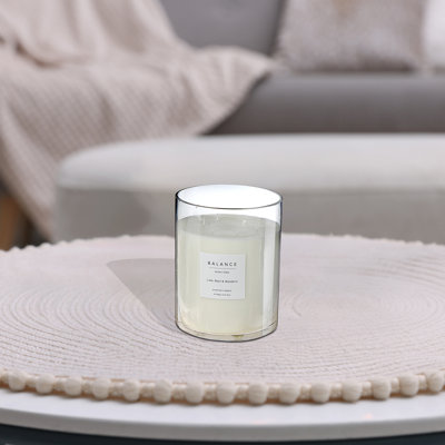 Bougie en verre 4 lumières sans parfum