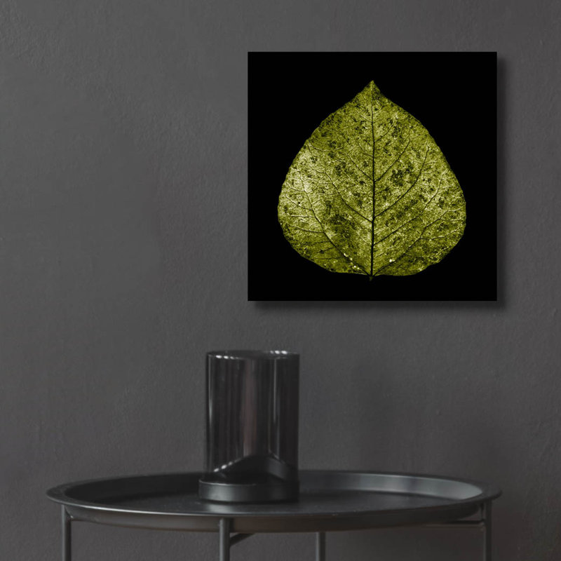 «Feuille verte» par PhotoINC Studio, H 12 po x l 12 po
