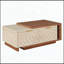 Table basse extensible, table basse centrale avec 2 tiroirs de rangement