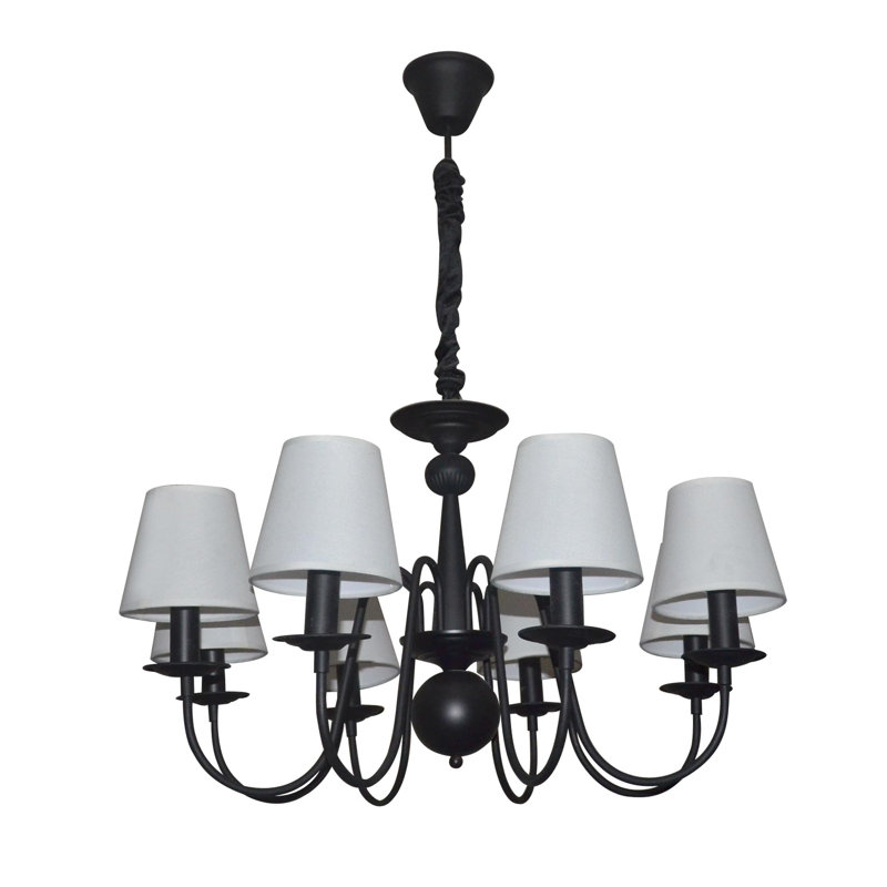 Graysville 8 - Light Shaded Chandelier