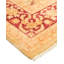Tapis unique noué à la main éclectique Jakius - beige / rouge, 7 pi 10 po x 10 pi 7 po Jakius