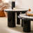 Minimalist Coffee Table with Terrazzo Top