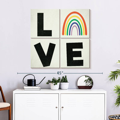 Tergel Love Rainbow Typographie