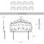 Bordure de jardin Evelyne: motif de feuilles et d'oiseaux-120381390-120273542