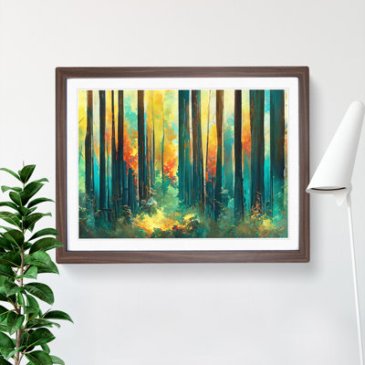 Forest In Abstract Vol.2 - Single Picture Frame Painting