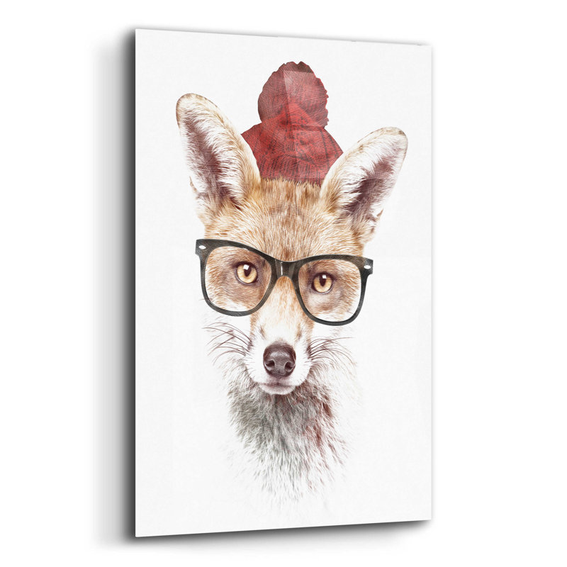 «It's Pretty froide dehors» par Robert Farkas, H 24 po x l 16 po x P 0,2 po